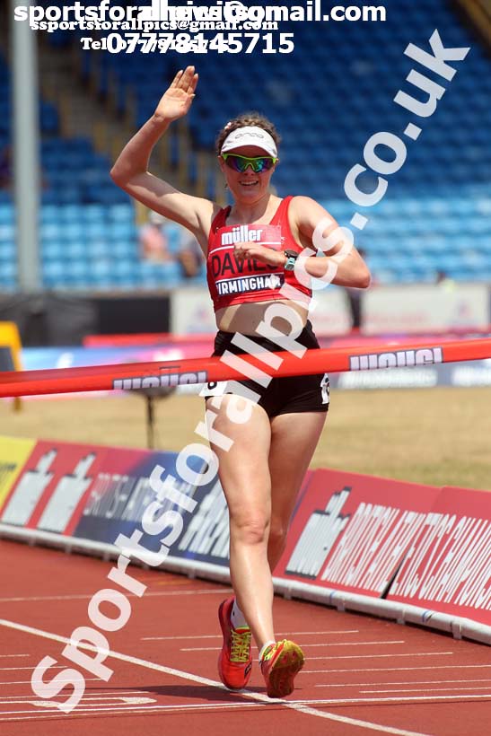 Womens 5000 metres walk, Muller British Championships, Alexander Stadium, Birmingham. Photo: David T. Hewitson/Sports for All Pics